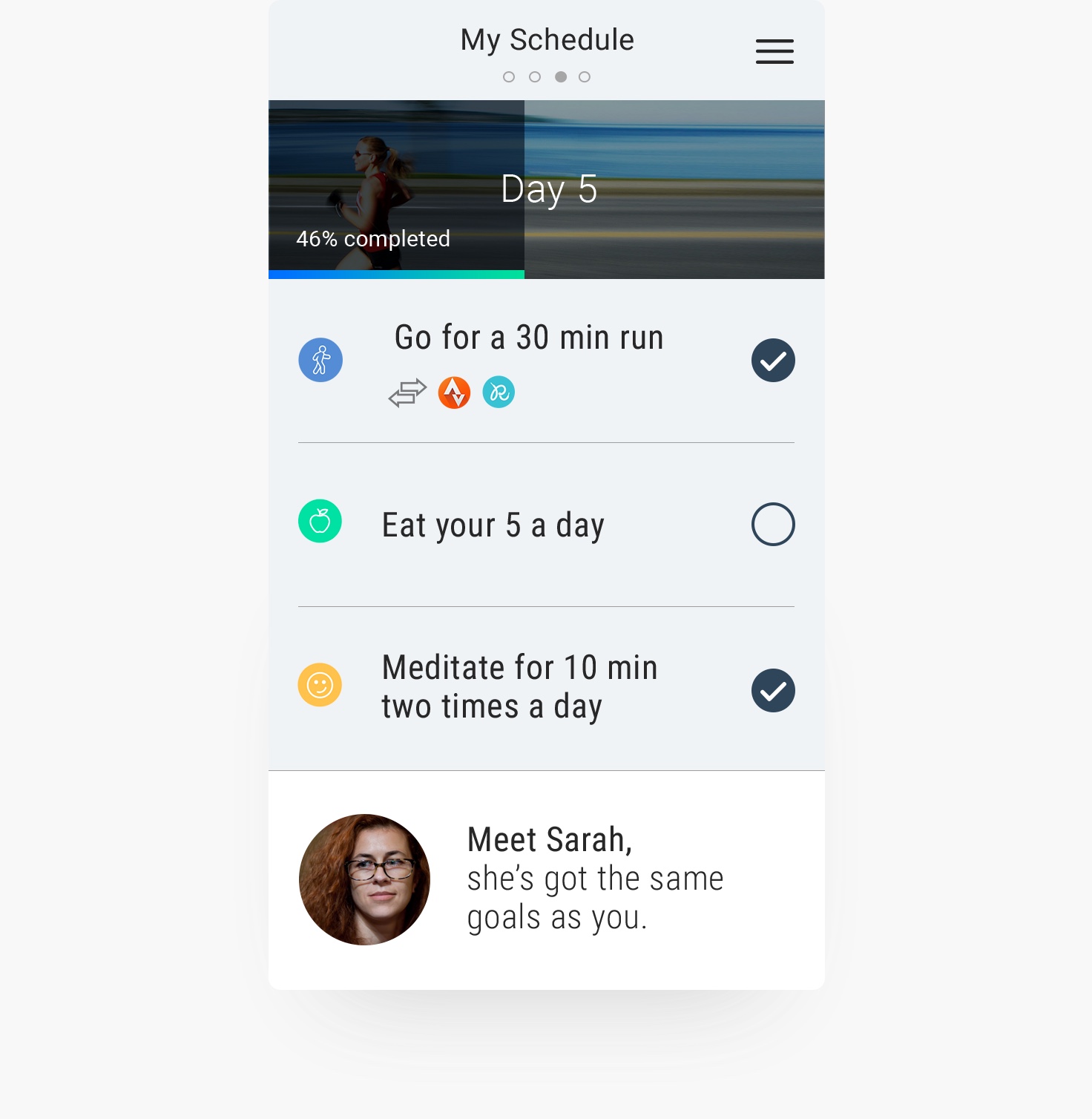 Example of ELSE's employee experience design app outcome